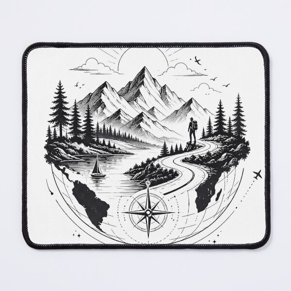 Item preview, Wander Beyond The Horizon Adventure designed and sold by ali prints.