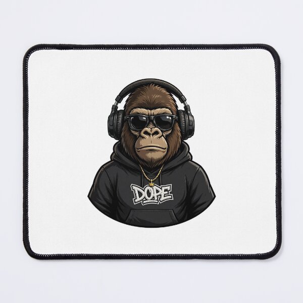 Item preview, Monkey with headphones designed and sold by carlsmart1.