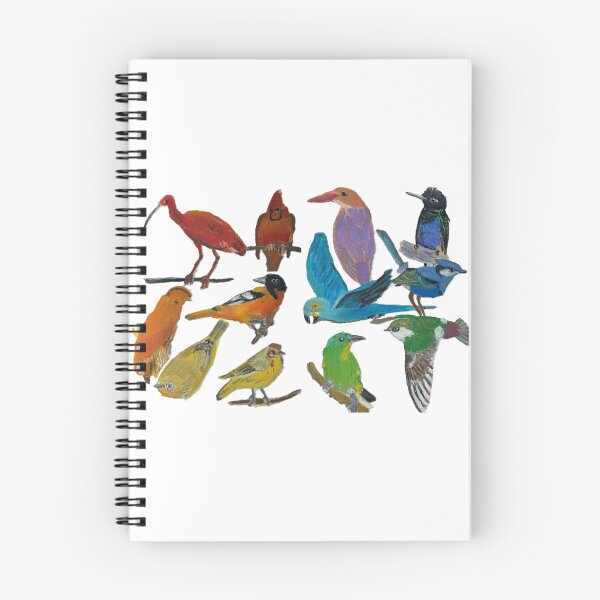 Item preview, Rainbow of Birds designed and sold by woodland-towers.
