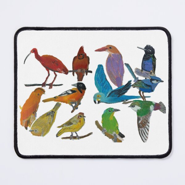 Item preview, Rainbow of Birds designed and sold by woodland-towers.