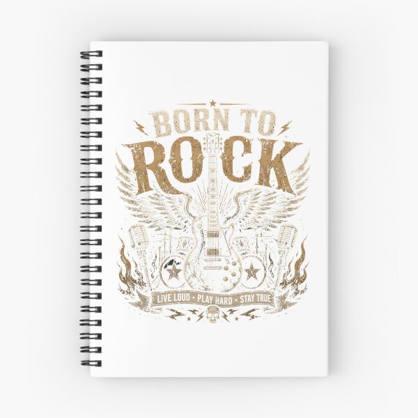 Item preview, Born to Rock | Vintage Electric Guitar Rock Music T-Shirt designed and sold by CalmMandala.