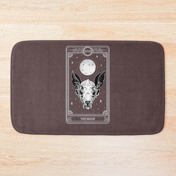 Item preview, The Moon XVIII: Dark Totem Tarot designed and sold by 63Hotpeppers.