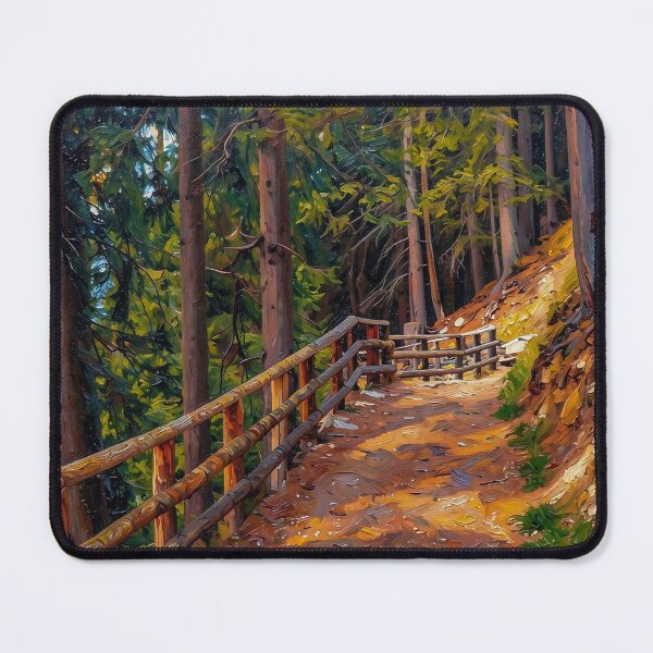 Item preview, Mountain Trail with a Fence designed and sold by tomorrowsart.