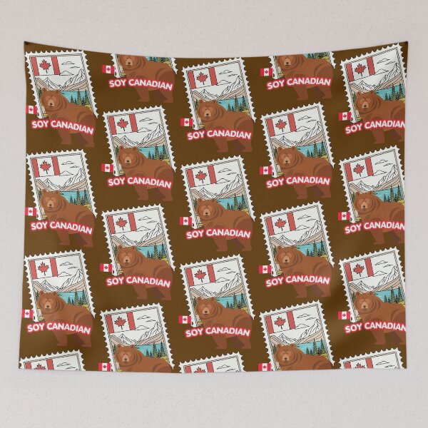 Item preview, Funny Soy Canadian Shirt with Bear & Canadian Flag designed and sold by catchyology.