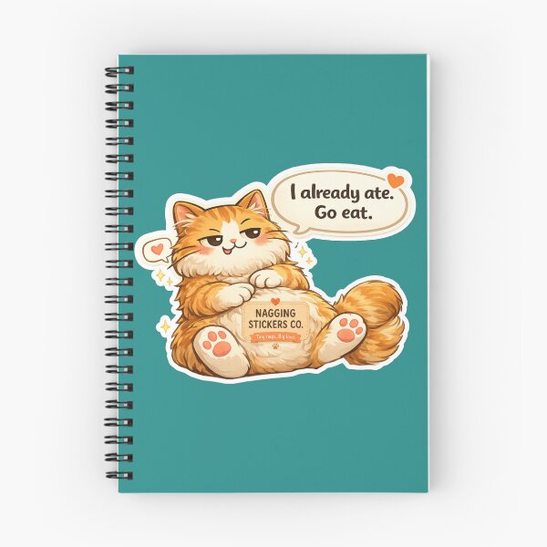 Item preview, NAGGING CAT LaMaisonOfMY I ALREADY ATE, GO EAT. COLLECTION | GREEN Edition | No.01 designed and sold by LaMaisonOfMY.