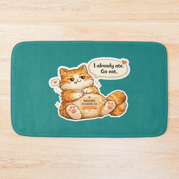 Item preview, NAGGING CAT LaMaisonOfMY I ALREADY ATE, GO EAT. COLLECTION | GREEN Edition | No.01 designed and sold by LaMaisonOfMY.