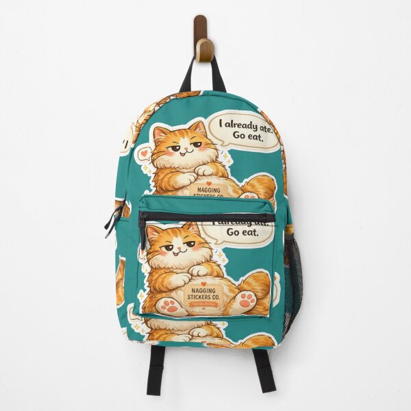 Item preview, NAGGING CAT LaMaisonOfMY I ALREADY ATE, GO EAT. COLLECTION | GREEN Edition | No.01 designed and sold by LaMaisonOfMY.