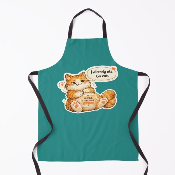 Item preview, NAGGING CAT LaMaisonOfMY I ALREADY ATE, GO EAT. COLLECTION | GREEN Edition | No.01 designed and sold by LaMaisonOfMY.