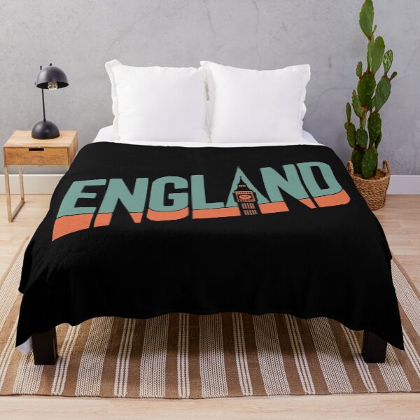 Item preview, Inglaterra – Arte de viajes con tipografía emblemática designed and sold by MarkedArtPrints.