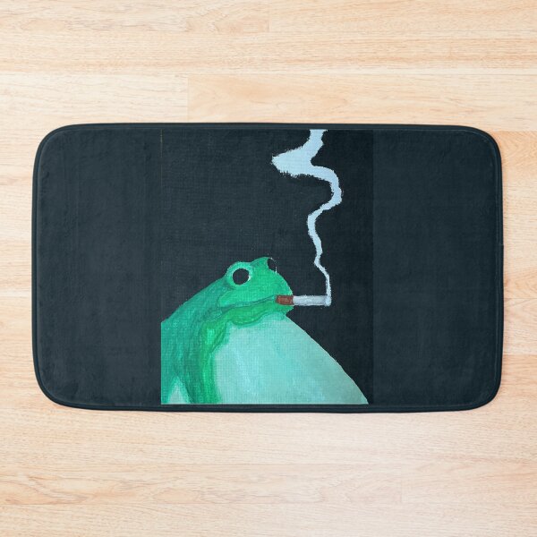 Item preview, Fat Frog Smoking a Cigarette  designed and sold by TheFlyingBunny.