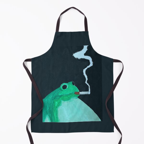 Item preview, Fat Frog Smoking a Cigarette  designed and sold by TheFlyingBunny.