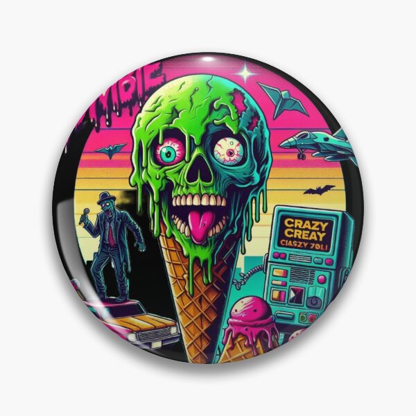 Artikelvorschau, Retro-Zombie-Eiscreme entworfen und verkauft von Shirtabell.