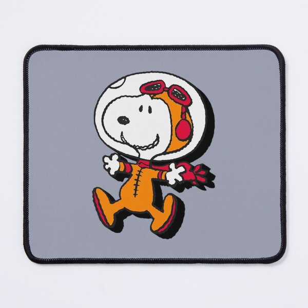 Item preview, Snoopy Astronaut Orange Spacesuit Floating in Space designed and sold by Cutecharactel.