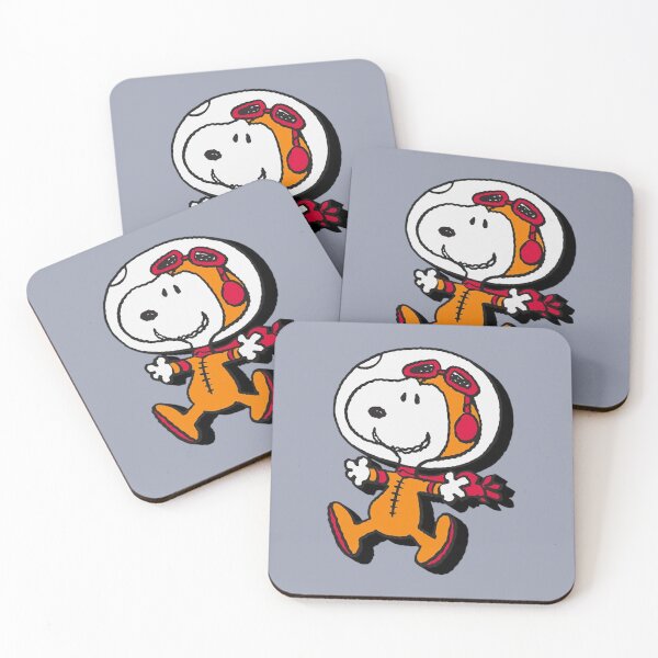 Item preview, Snoopy Astronaut Orange Spacesuit Floating in Space designed and sold by Cutecharactel.