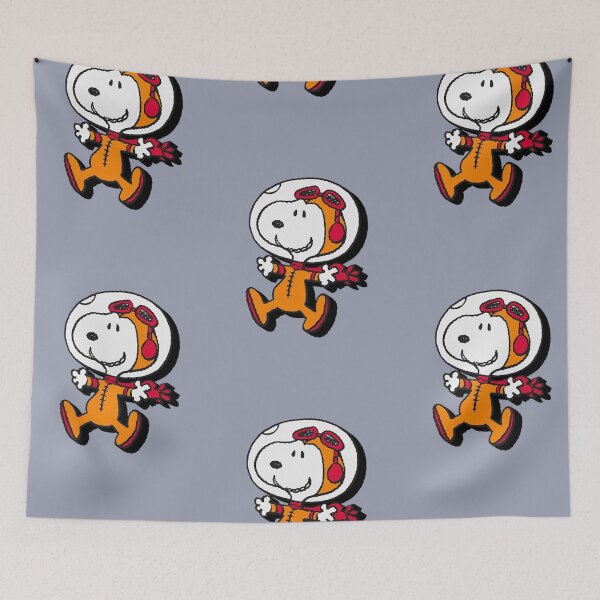 Item preview, Snoopy Astronaut Orange Spacesuit Floating in Space designed and sold by Cutecharactel.