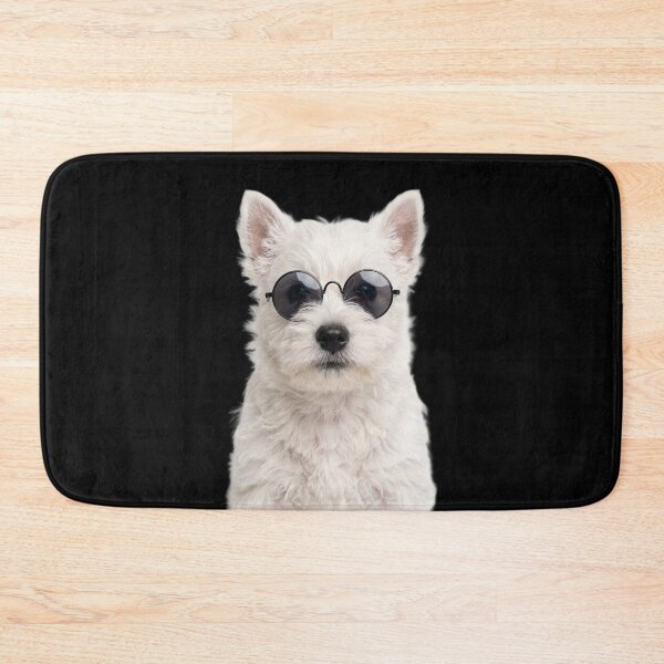Item preview, Cute Baby West Highland White Terrier dog Wearing Sunglasses Funny designed and sold by RareLavender.