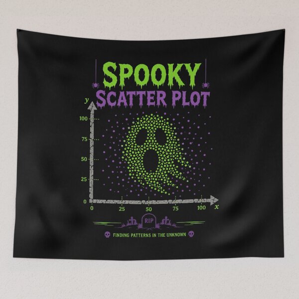 Item preview, Spooky Scatter Plot designed and sold by Alpacatata.