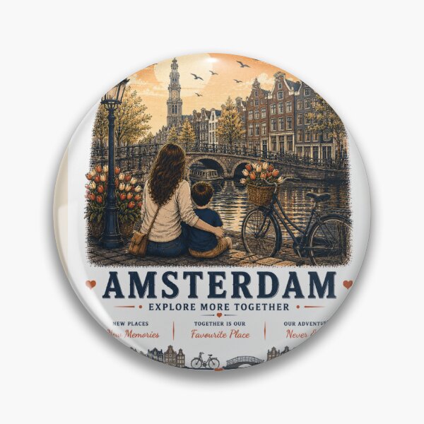 Item preview, Amsterdam Mother Son Duo Explore More Together designed and sold by BagFactoryUK.