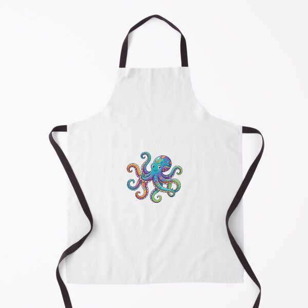 Item preview, Octopus cartoon illustration, Colorful octopus illustration . designed and sold by VisionGraphic.