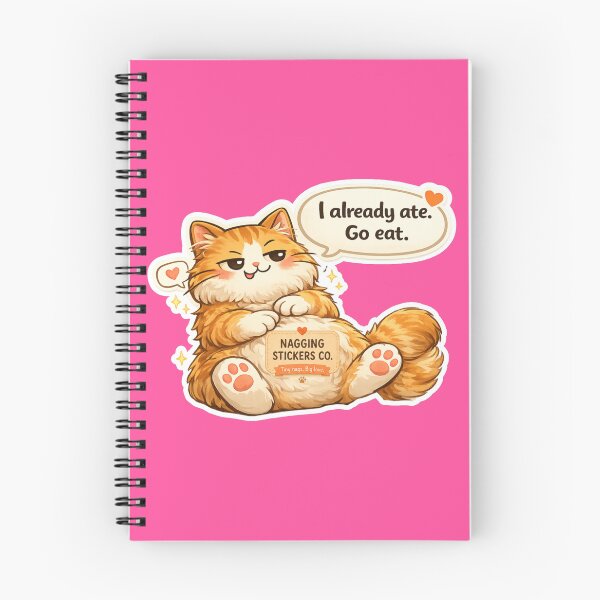 Item preview, NAGGING CAT LaMaisonOfMY I ALREADY ATE, GO EAT. COLLECTION | PINK Edition | No.01 designed and sold by LaMaisonOfMY.