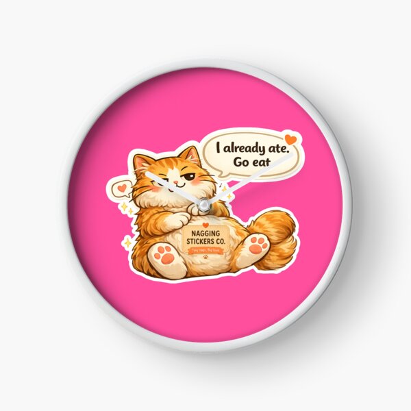 Item preview, NAGGING CAT LaMaisonOfMY I ALREADY ATE, GO EAT. COLLECTION | PINK Edition | No.01 designed and sold by LaMaisonOfMY.