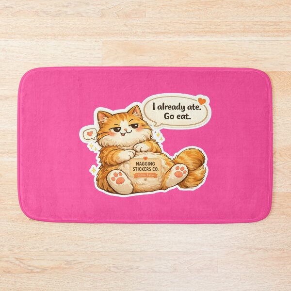 Item preview, NAGGING CAT LaMaisonOfMY I ALREADY ATE, GO EAT. COLLECTION | PINK Edition | No.01 designed and sold by LaMaisonOfMY.