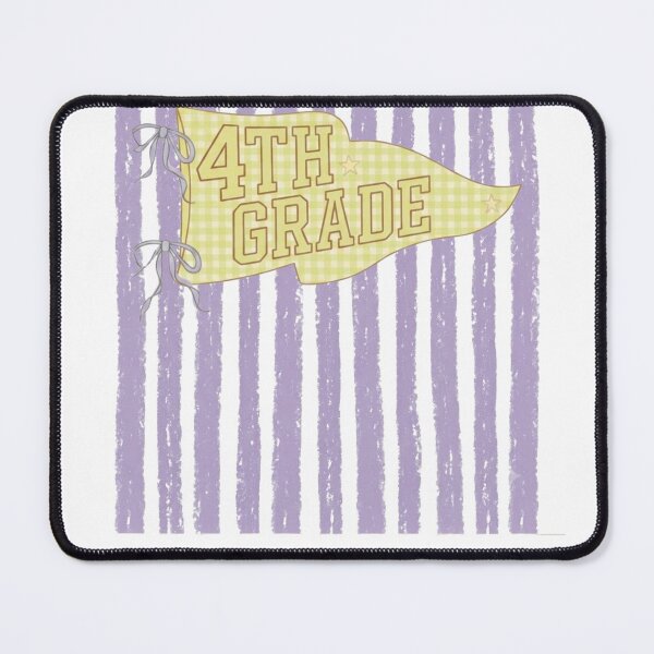 Item preview, 4th Grade Pennant Gift, Back to School Design, Fourth Grade Teacher Gift, Preppy Pennant, Teacher Gift designed and sold by ChaaiTee.