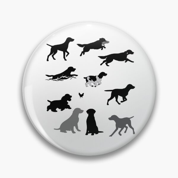 Item preview, ​Minimalist Sporting Dog Action  designed and sold by SatyaYug.
