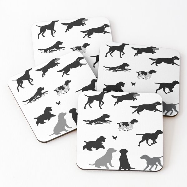 Item preview, ​Minimalist Sporting Dog Action  designed and sold by SatyaYug.