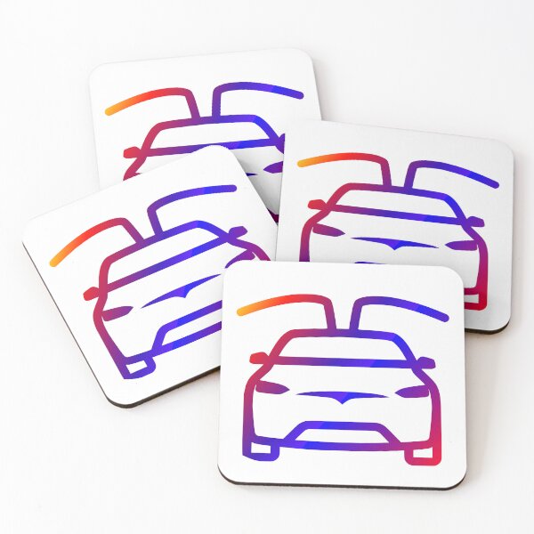 Item preview, Tesla Model X  illustration designed and sold by ZooStateofMind.