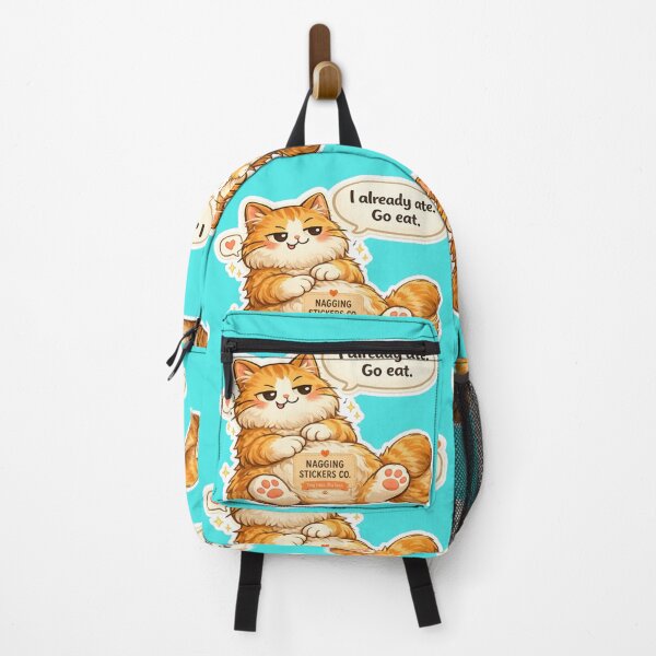 Item preview, NAGGING CAT LaMaisonOfMY I ALREADY ATE, GO EAT. COLLECTION | AQUA Edition | No.01 designed and sold by LaMaisonOfMY.