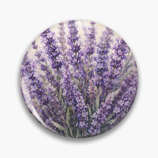 Aperçu de l'œuvre Bouquet de lavande | Illustration botanique à l'aquarelle créée et vendue par Creative-Tin.