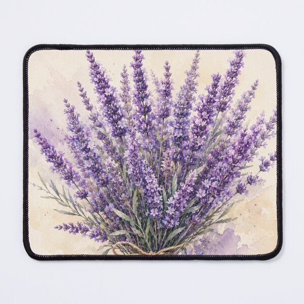 Item preview, Bouquet of lavender | Botanical watercolor illustration designed and sold by Creative-Tin.