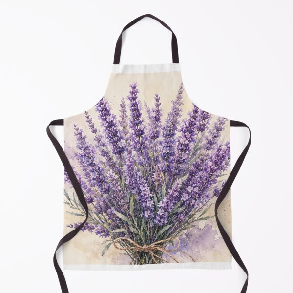 Aperçu de l'œuvre Bouquet de lavande | Illustration botanique à l'aquarelle créée et vendue par Creative-Tin.
