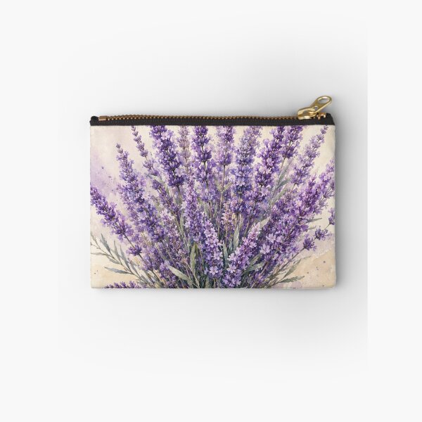 Aperçu de l'œuvre Bouquet de lavande | Illustration botanique à l'aquarelle créée et vendue par Creative-Tin.