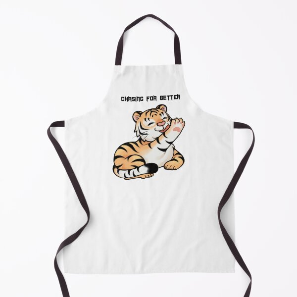 Item preview, Cute Tiger Cub Chasing For Better Motivational Animal Art designed and sold by ViniSArunStudio.