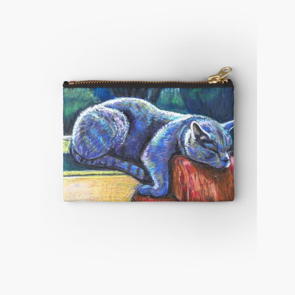 Item preview, Lazy Cat at Window – Cozy Impressionist Cat Painting Wall Art designed and sold by IrinaRammos-Art.