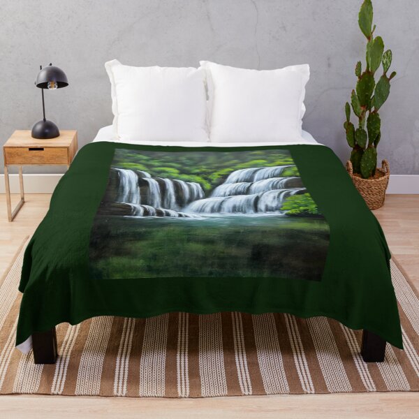 Item preview, Cascading Jungle Waterfall designed and sold by ArtByIness.