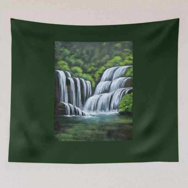 Item preview, Cascading Jungle Waterfall designed and sold by ArtByIness.