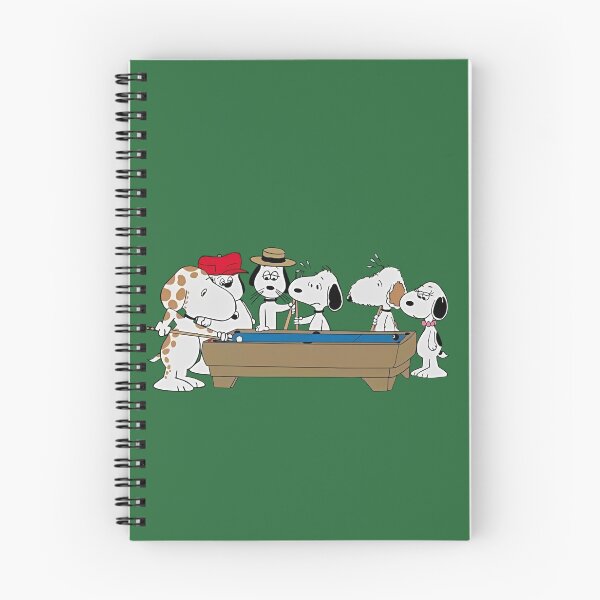 Item preview, Snoopy and Siblings Playing Pool Billiards Club designed and sold by Cutecharactel.