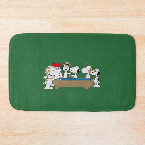 Artikelvorschau, Snoopy und seine Geschwister spielen Billard im Pool-Billard-Club entworfen und verkauft von Cutecharactel.