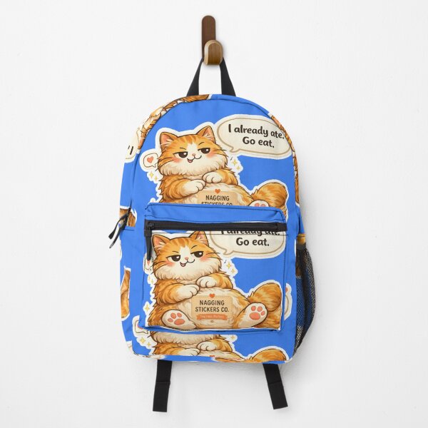 Item preview, NAGGING CAT LaMaisonOfMY I ALREADY ATE, GO EAT. COLLECTION | ELECTRIC BLUE Edition | No.01 designed and sold by LaMaisonOfMY.