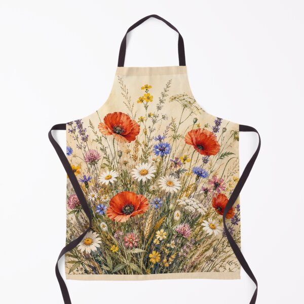 Item preview, Bouquet of wildflowers | Botanical watercolor illustration designed and sold by Creative-Tin.