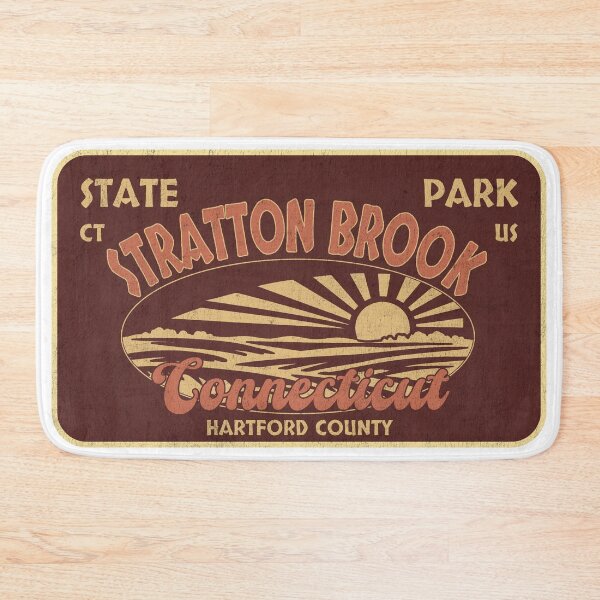 Item preview, Stratton Brook State Park, Hartford County, Connecticut, badge design designed and sold by Wanderful-roads.