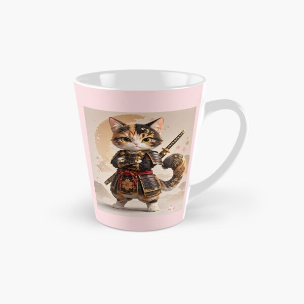 Item preview, Samurai Cat Warrior | Cute Anime Neko in Traditional Japanese Armor designed and sold by Sticleg.