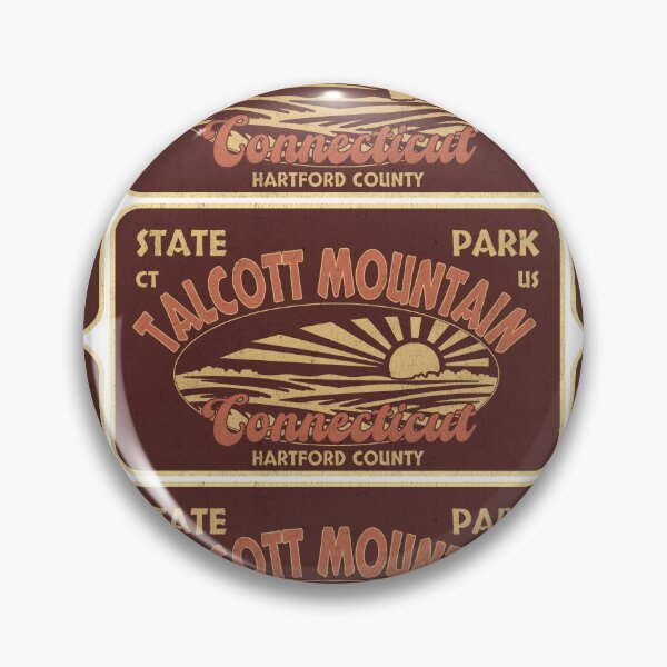 Item preview, Talcott Mountain State Park, Hartford County, Connecticut, badge design designed and sold by Wanderful-roads.