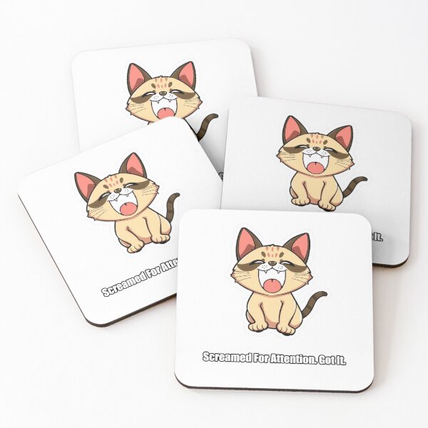 Item preview, Siamese - Screamed For Attention Got It - Funny Siamese Gift designed and sold by pawdrops.