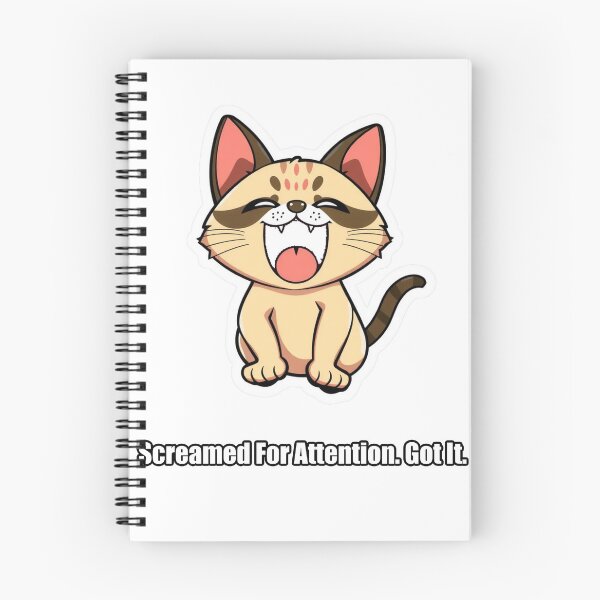 Item preview, Siamese - Screamed For Attention Got It - Funny Siamese Gift designed and sold by pawdrops.