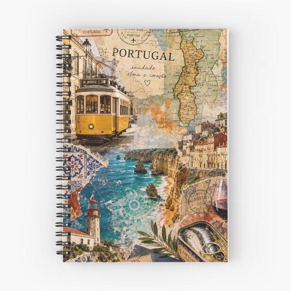 Item preview, Portugal Wanderlust – Surreal Travel Collage Art Design designed and sold by Jandedan.