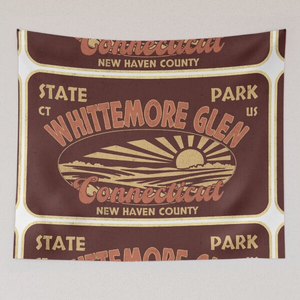 Item preview, Whittemore Glen State Park, New Haven County, Connecticut, badge design designed and sold by Wanderful-roads.